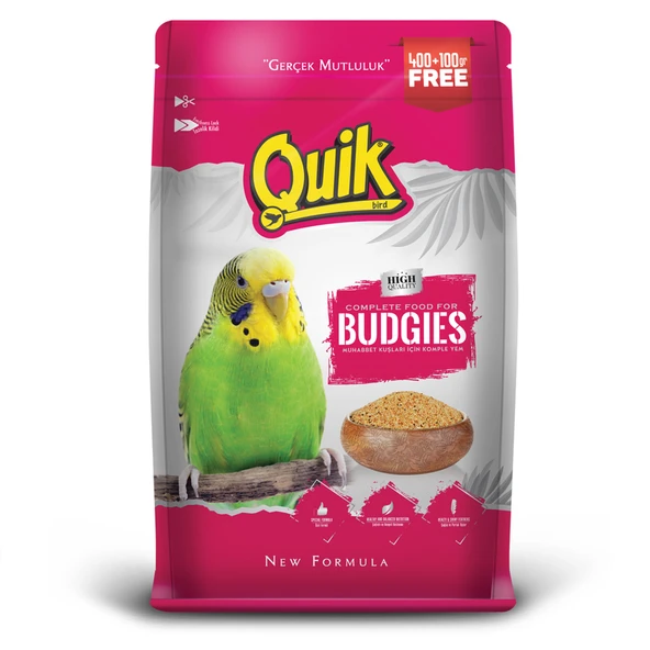 Quik Muhabbet Kuşu Yemi 500 Gr ürün görseli 1