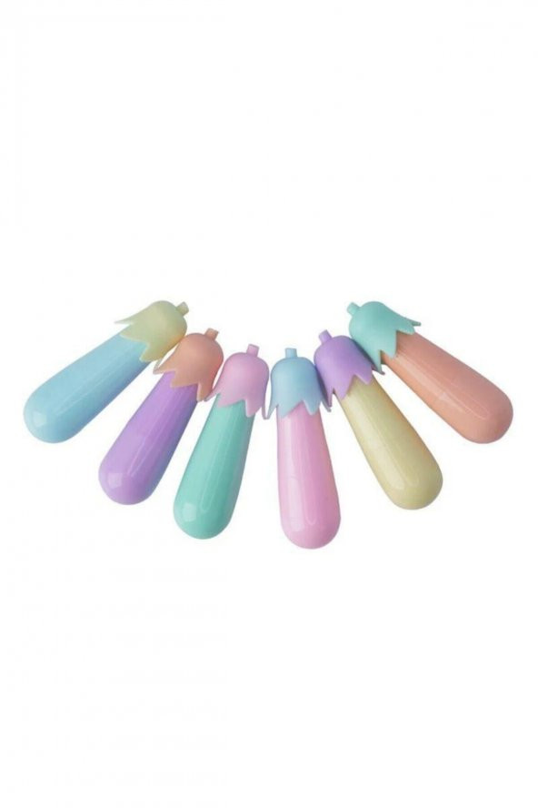 DIGERUI Patlıcan 6lı Mini Fosforlu Bc-725 ürün görseli 1