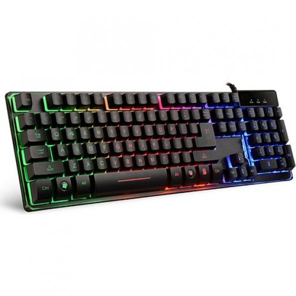 Stalker warrior K9 RGB Rainbow Ledli Gaming Oyuncu Klavyesi Mekanik Hisli Metal Taban ürün görseli 1