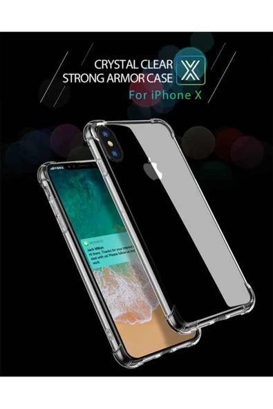 Oppo A9 2020 Şeffaf Tank Silikon Kapak - Resim 4