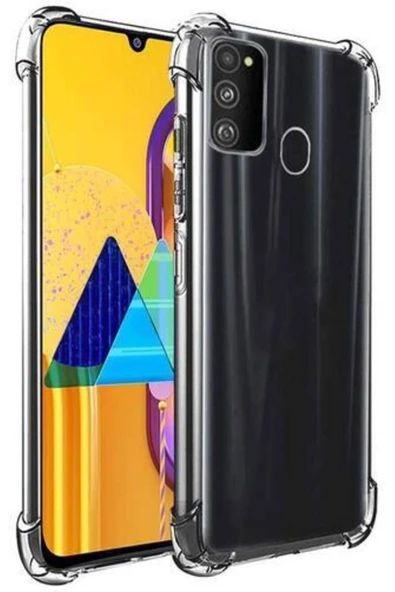 Samsung Galaxy M21 Şeffaf Tank Silikon Kapak ürün görseli 1