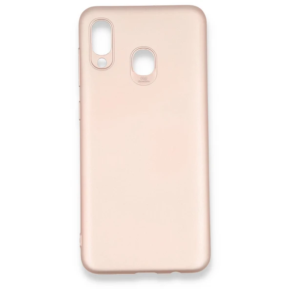 Samsung Galaxy A30 (A305F) Premium Silikon Kılıf Rose Gold ürün görseli 1