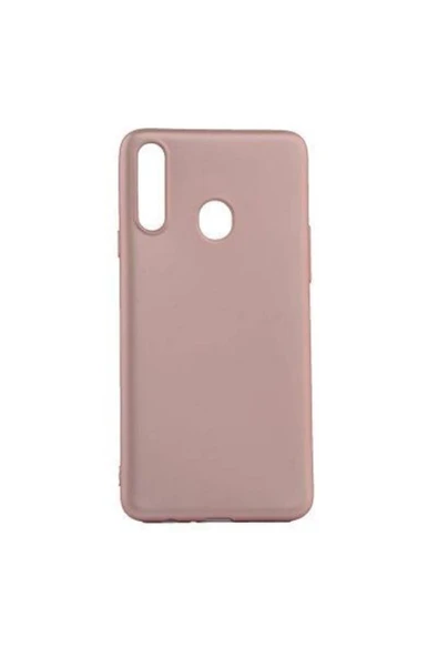 Samsung Galaxy A20S (A207F) Premium Silikon Kılıf Rose Gold ürün görseli 1