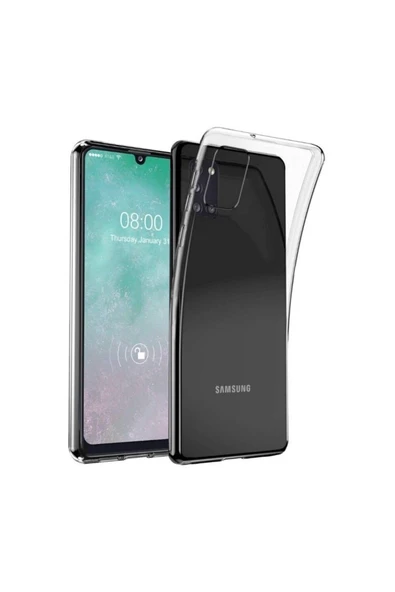 Samsung Galaxy A51 Premium Silikon Kılıf Şeffaf ürün görseli 1