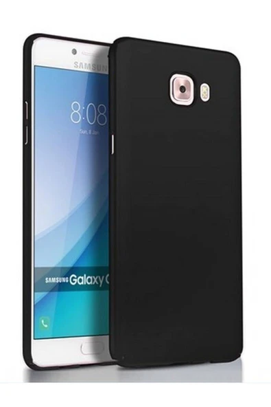 Samsung Galaxy C5 Premium Silikon Kılıf Siyah ürün görseli 1