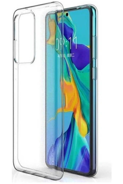 Samsung Galaxy  S10 Lite ( A91 ) Premium Silikon Kılıf Şeffaf ürün görseli 1
