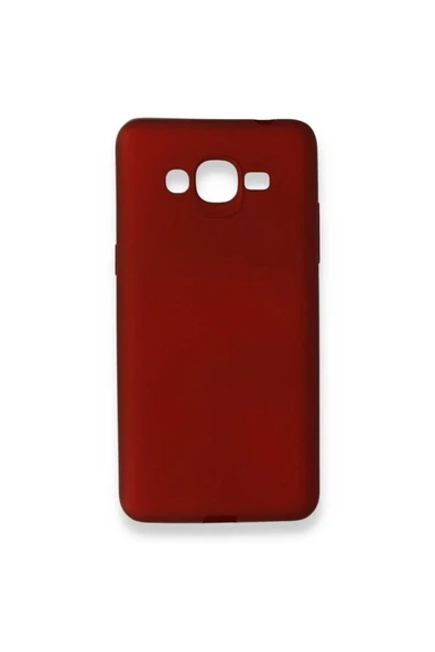 Samsung Galaxy J7 Premium Silikon Kılıf Bordo ürün görseli 1