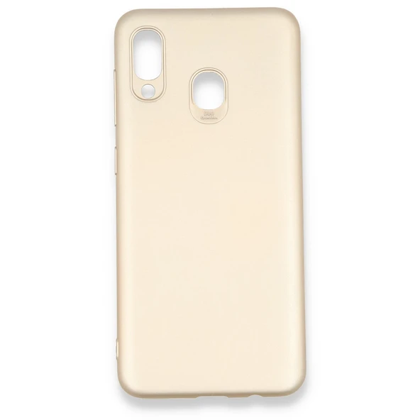 Samsung Galaxy M20Premium Silikon Kılıf Gold ürün görseli 1