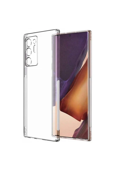 Samsung Galaxy Note 20 Ultra  Premium Silikon Kılıf Şeffaf ürün görseli 1