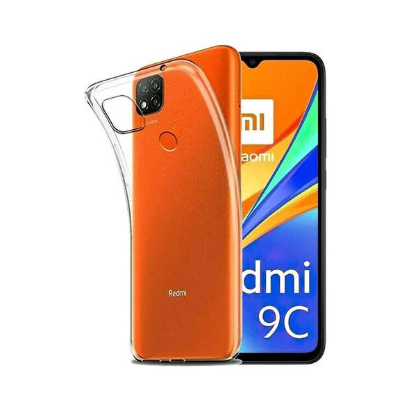 Xiaomi Redmi 9C Premium Silikon Kılıf Şeffaf ürün görseli 1