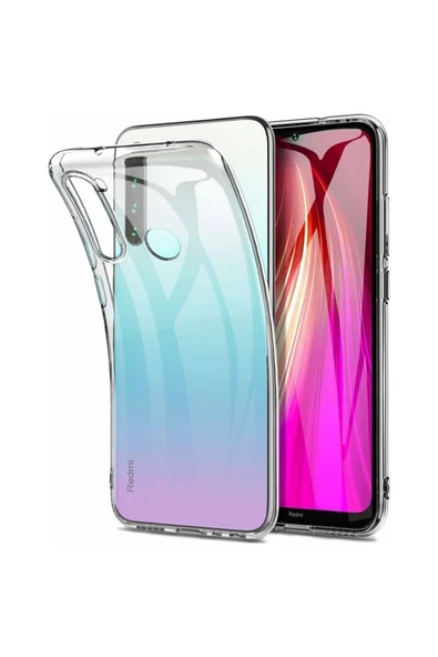 Xiaomi Redmi Note 8 Premium Silikon Kılıf Şeffaf ürün görseli 1