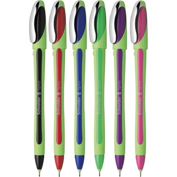 Schneider Xpress Fineliner 0.8 mm Fiber Uçlu Kalem 6 Renk ürün görseli 1