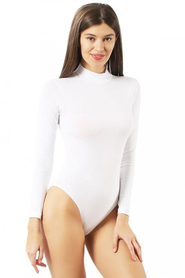 LADON VİSKON PENYE LİKRALI DİK YAKA KANCALI BODY 307 ürün görseli 1