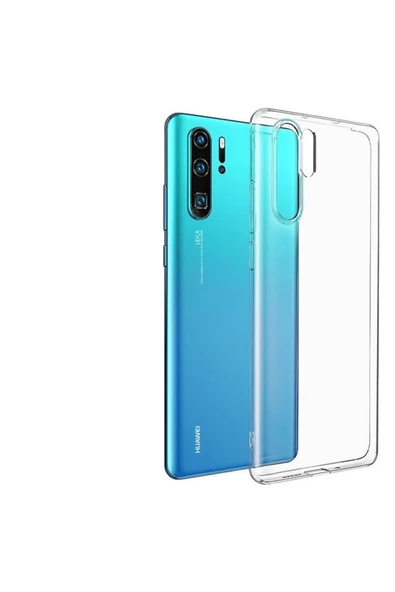 Huawei P30 Pro Premium Silikon Kılıf Şeffaf ürün görseli 1