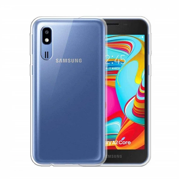 Samsung Galaxy A2 Core Ultra İnce Silikon Kılıf Şeffaf ürün görseli 1