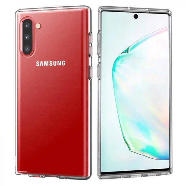 Samsung Galaxy Note 10 Ultra İnce Silikon Kılıf Şeffaf ürün görseli 1