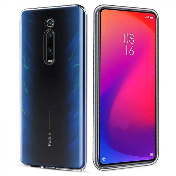 Xiaomi Mi 9T Ultra İnce Silikon Kılıf Şeffaf ürün görseli 1