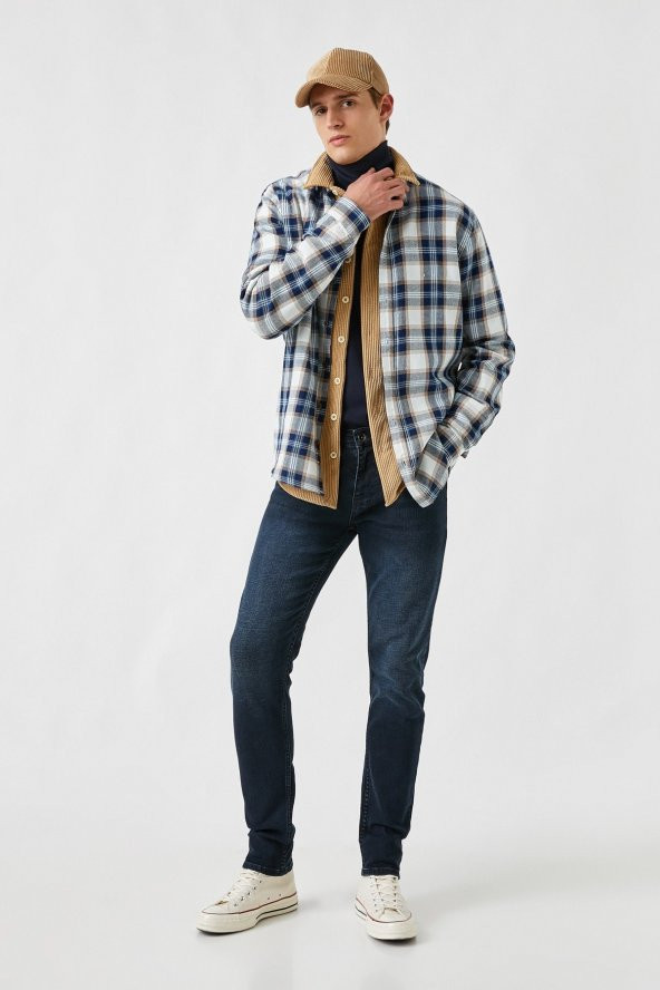 Skinny Fit Kot Pantolon - Michael Jean ürün görseli 1