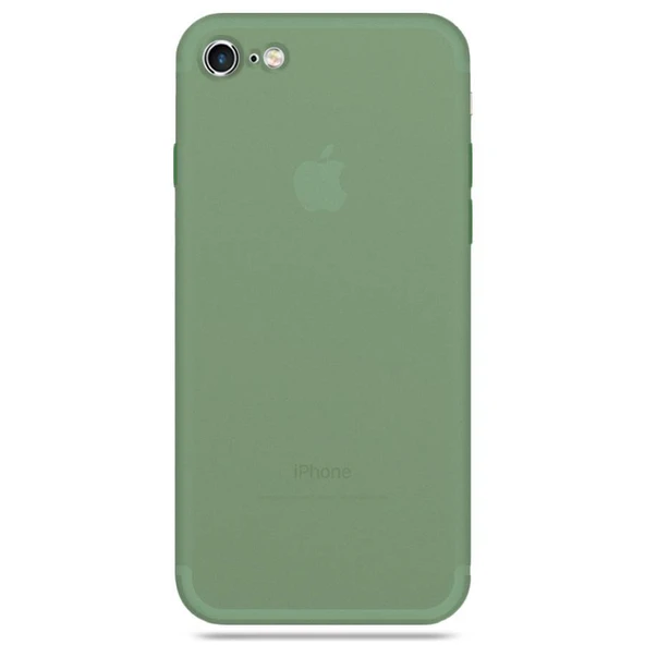 Apple iPhone 7 Transparent Slim Case Yeşil ürün görseli 1