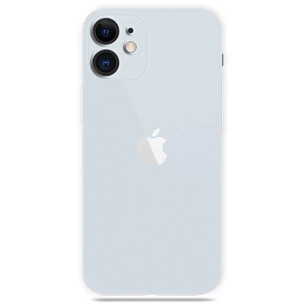 Apple iPhone 12 6.1'' Transparent Slim Case Mat Şeffaf ürün görseli 1