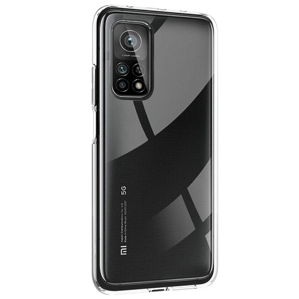 Xiaomi Mi 10T Pro Premium Silikon Kılıf Şeffaf ürün görseli 1