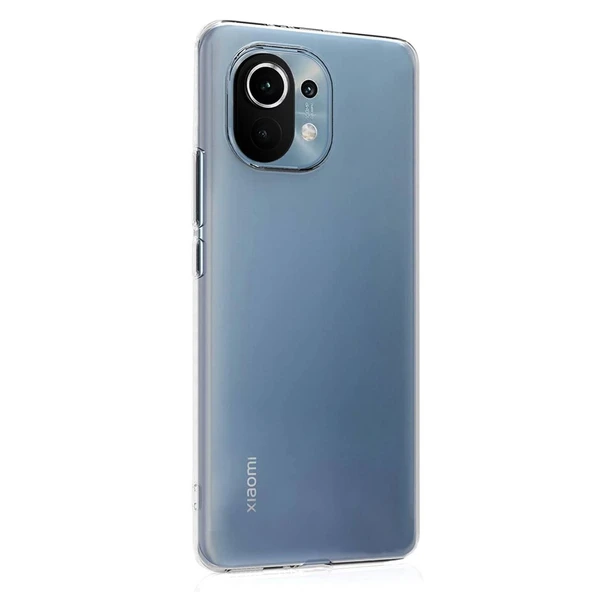 Xiaomi Mi 11 Premium Silikon Kılıf Şeffaf ürün görseli 1