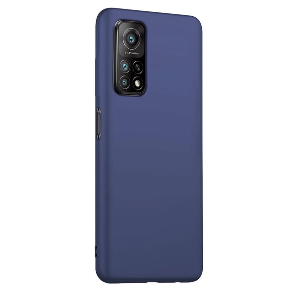 Xiaomi Mi 10T Pro Premium Silikon Kılıf Mavi ürün görseli 1