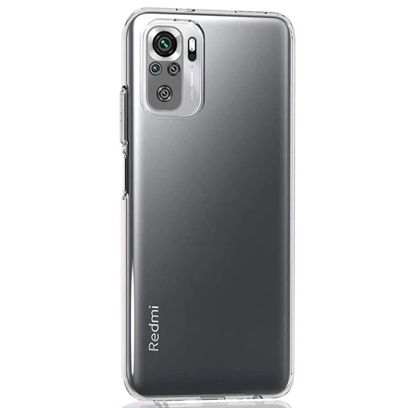 Xiaomi Redmi Note 10 Premium Silikon Kılıf Şeffaf ürün görseli 1
