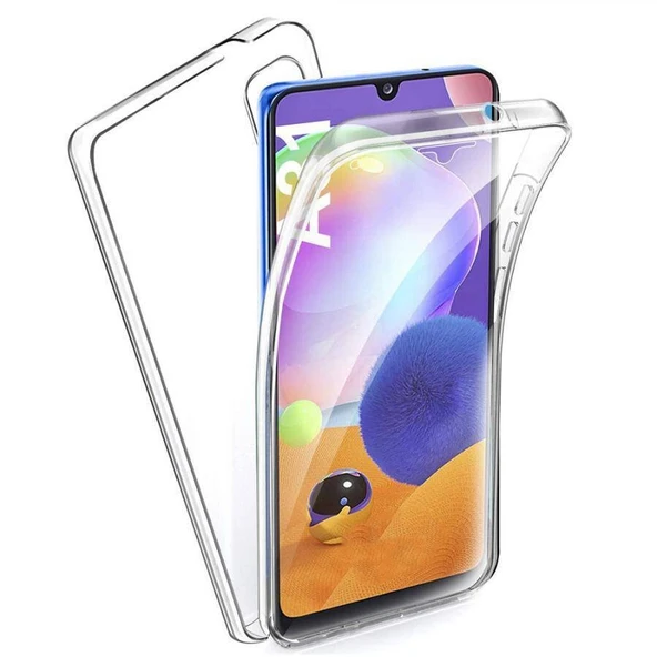 Samsung Galaxy A31 Çift Taraflı Silikon Kılıf Şeffaf ürün görseli 1