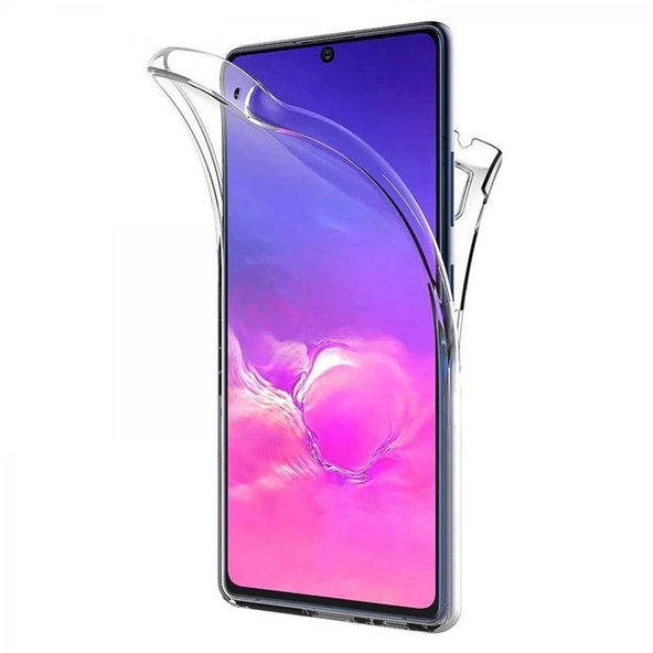 Samsung Galaxy S10 Lite Çift Taraflı Silikon Kılıf Şeffaf ürün görseli 1