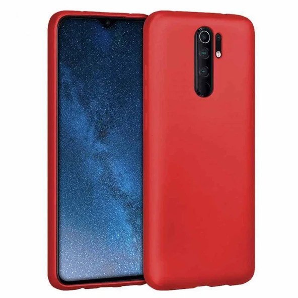 Xiaomi Redmi 9 İçi Kadife Lansman Silikon Kılıf ürün görseli 1