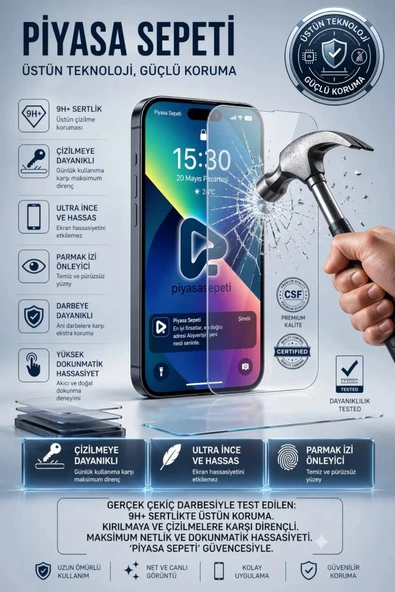 Oppo A5S Standart Kırılmaz Cam - Resim 4