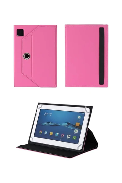 Everest DC-1112 Universal Dönerli Standlı Tablet Kılıfı A. Pembe ürün görseli 1