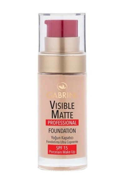 Gabrini Visible Matte Fondöten No:04 Spf:15 30 ml ürün görseli 1