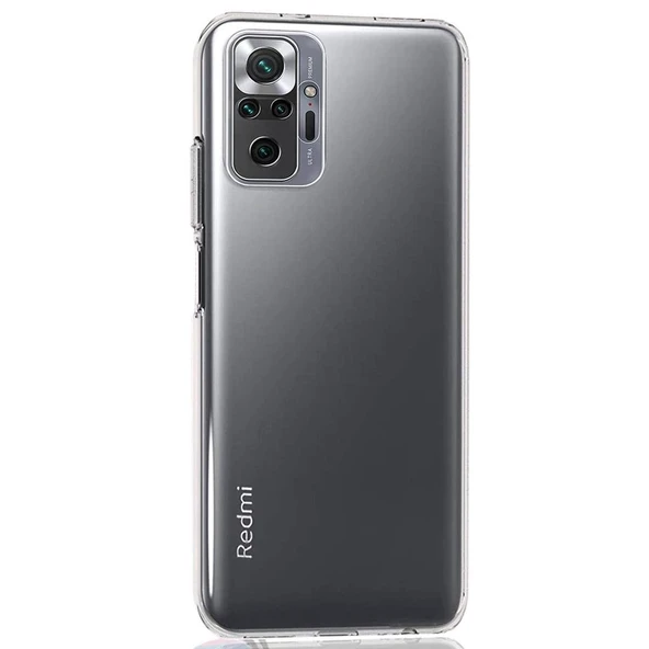 Xiaomi Redmi Note 10 Pro Premium Silikon Kılıf Şeffaf ürün görseli 1