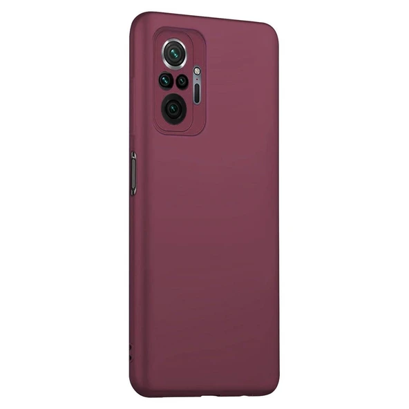 Xiaomi Redmi Note 10 Pro Premium Silikon Kılıf Mor ürün görseli 1