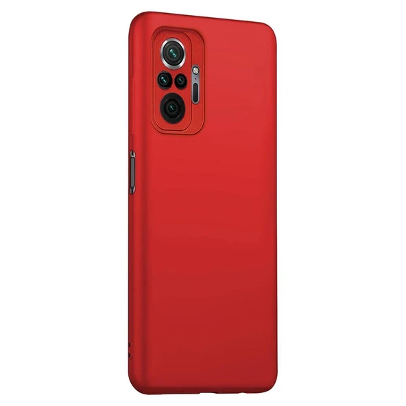 Xiaomi Redmi Note 10 Pro Premium Silikon Kılıf Bordo ürün görseli 1