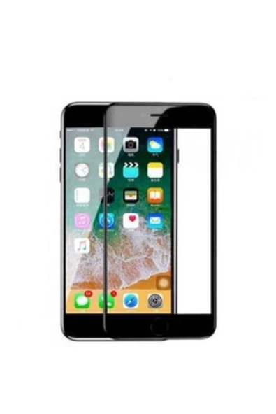 Apple iPhone 7 Plus 6D Tam Kaplayan Full Cam Ekran Koruyucu Siyah ürün görseli 1