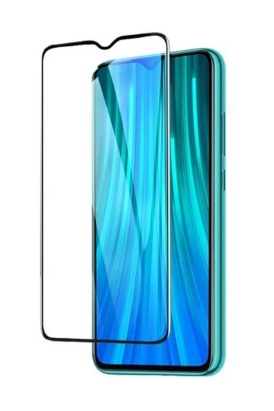 Xiaomi Redmi Note 8 Pro 6D Tam Kaplayan Full Cam Ekran Koruyucu Siyah ürün görseli 1