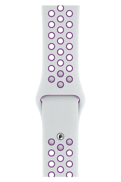 Apple Watch Series 3 38 MM Fileli Kordon Beyaz-Mor ürün görseli 1