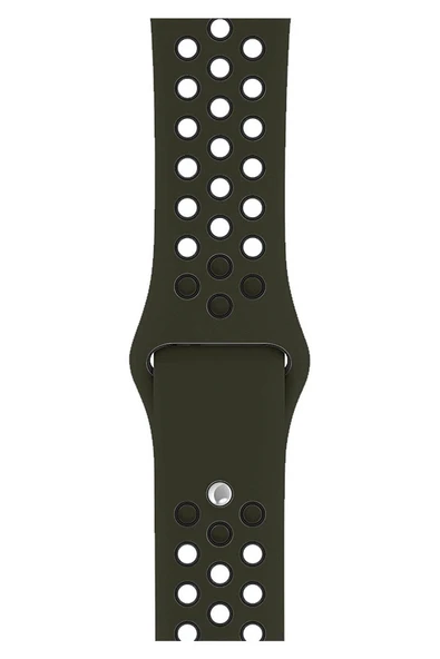 Apple Watch Series 3 42 MM Fileli Kordon Zeytin-Siyah ürün görseli 1