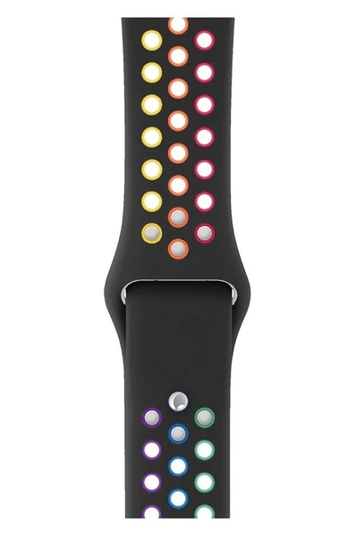 Apple Watch Series 6 42 MM Fileli Kordon Siyah-Renkli ürün görseli 1