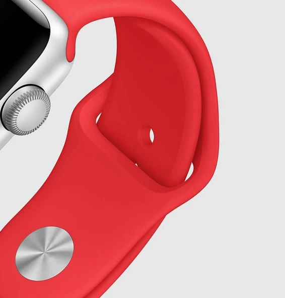 Apple Watch Series SE 40 MM Fileli Kordon Beyaz-Mor - Resim 6