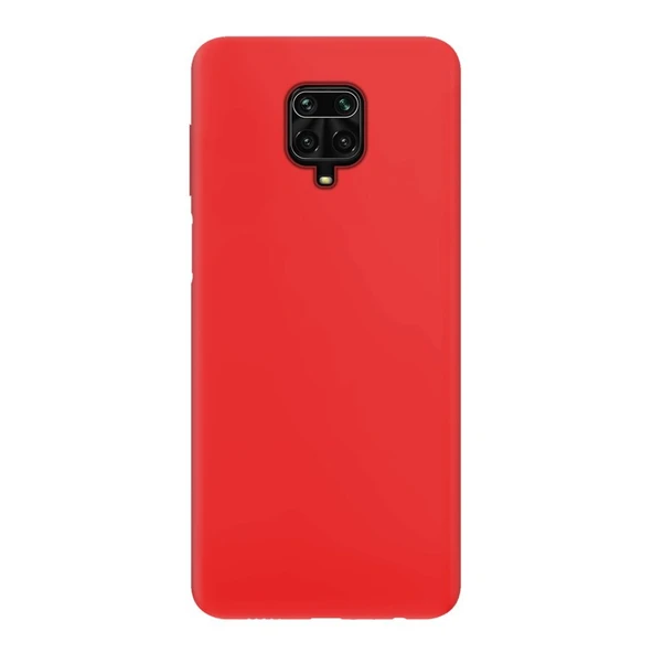Xiaomi Pocophone X3 İnce Mat Silikon Kılıf Kırmızı ürün görseli 1