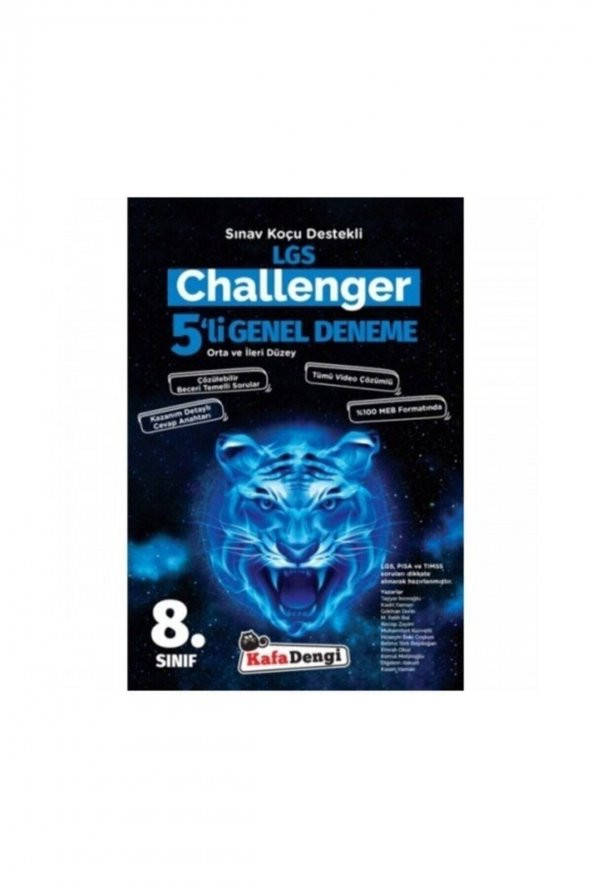 Lgs Challenger 5li Genel Deneme Orta Ve Ileri Düzey ürün görseli 1