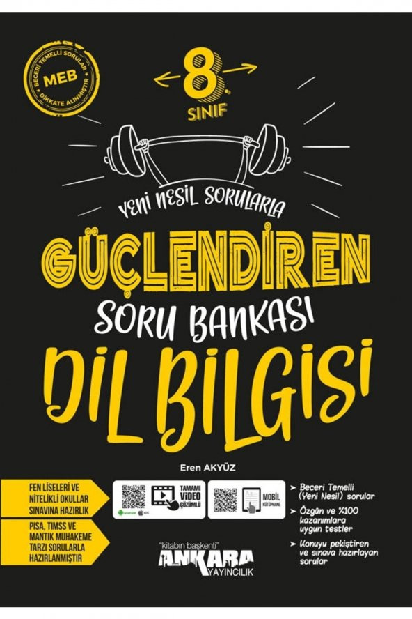 8. Sınıf Dil Bilgisi Güçlendiren Soru Bankası - Ankara ürün görseli 1