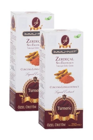 Immunat Zerdeçal Sıvı Ekstraktı 250 Ml - 2 Adet ürün görseli 1