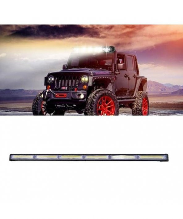 Off Road Led Bar Yürüyen Çakar Led Beyaz  88 Cm ürün görseli 1
