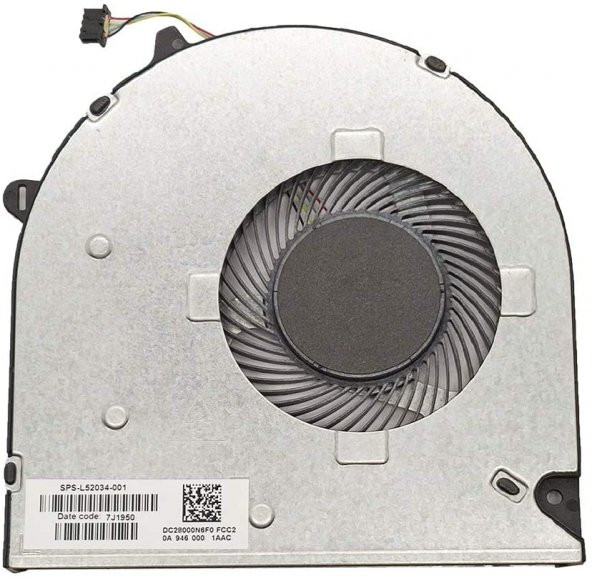 Hp 250 G8 Notebook Cpu Fan (4 PİN) - Resim 2