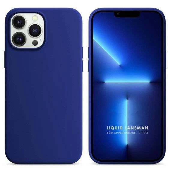 Apple iPhone 14 Pro Max 6.7'' Liquit Lansman Silikon Lacivert ürün görseli 1